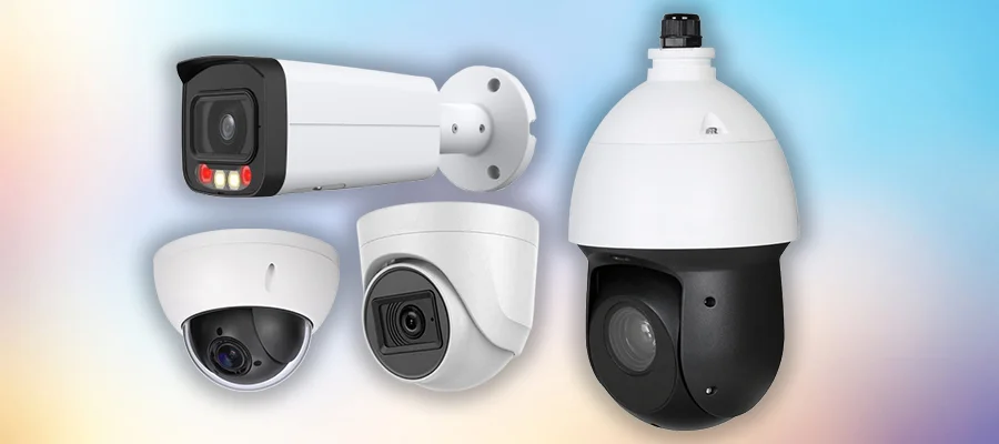 انواع دوربین‌های مداربسته (CCTV)