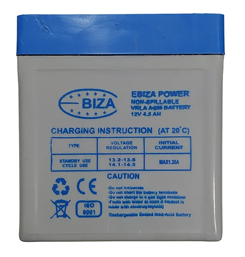 باتری ابیزا (Ebiza) با ولتاژ 12 ولت